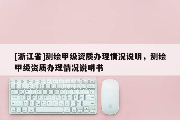 [浙江省]測繪甲級資質(zhì)辦理情況說明，測繪甲級資質(zhì)辦理情況說明書