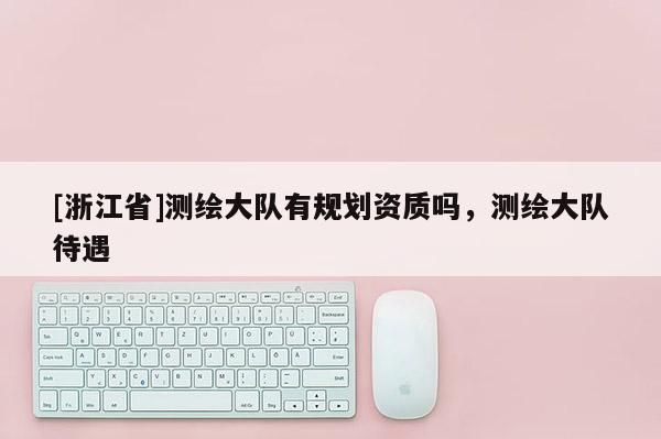 [浙江省]測繪大隊有規(guī)劃資質(zhì)嗎，測繪大隊待遇